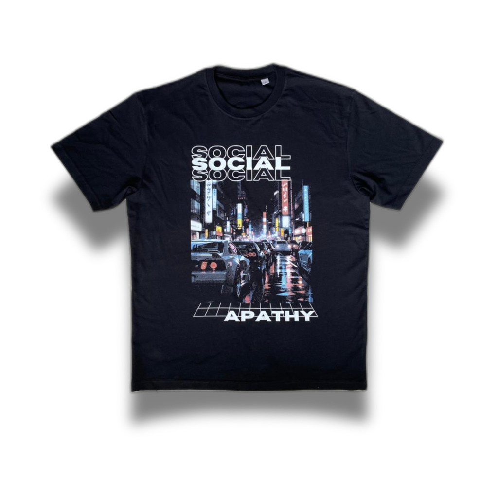 Playera Oversize 200 grs Tokyo Car | Social Apathy