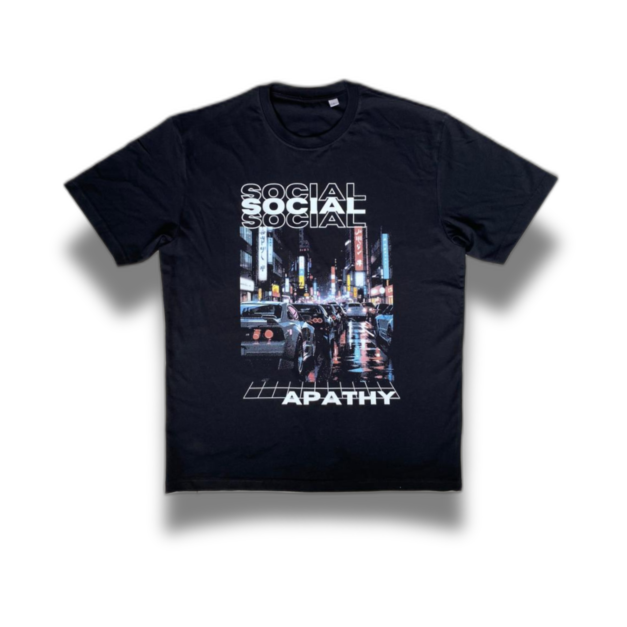 Playera Oversize 200 grs Tokyo Car | Social Apathy