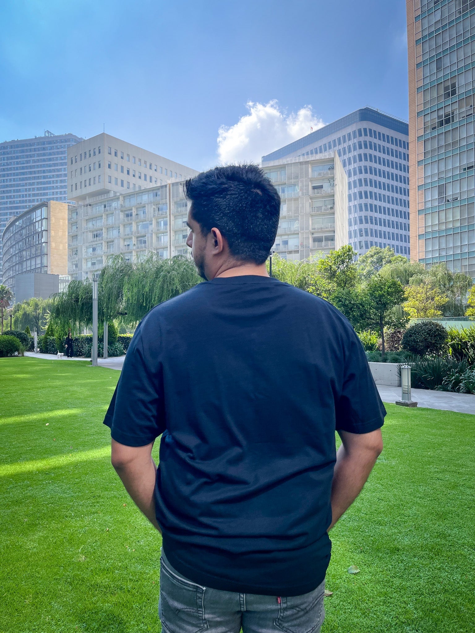 Playera Oversize 200 grs Basic Circulo Pequeño | Social Apathy