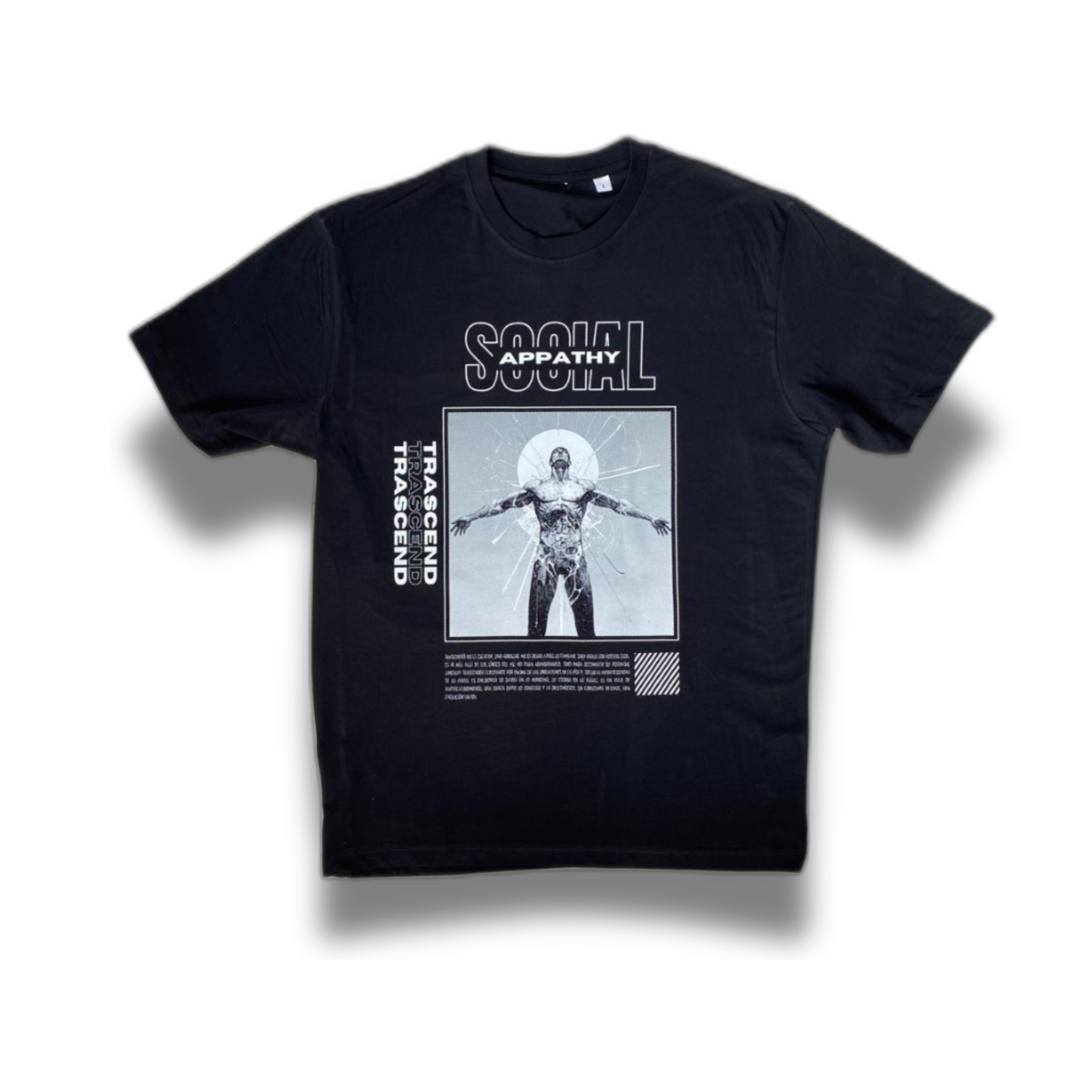Playera Oversize 200 grs Trascend | Social Apathy